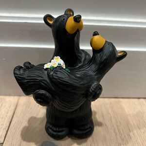 Bearfoots by Jeff Fleming Black Bears Wedding Couple